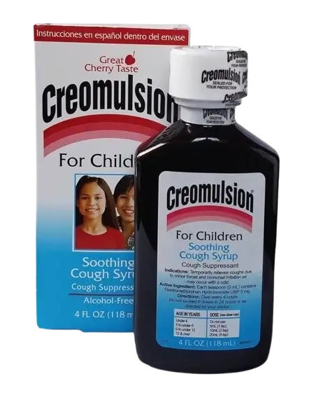 Creomulsion Cough Syrup For Children Learn More Creomulsion Cough Syrup for Adults